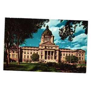 State Capitol Pierre South Dakota Vintage Postcard Government Building Politics